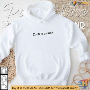Zuck Is Cuck Shirt, Ls Mark Cuck Statement Tee, Satirical Critique of Social Media Power