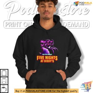 5 Nights at Diddy Merch Humorous Shirt for Fans of Diddy and Horror 3