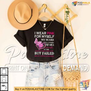 Breast Cancer Awareness Shirt My Scars Show Strength And Survival Tee 1