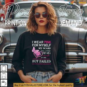 Breast Cancer Awareness Shirt My Scars Show Strength And Survival Tee 2