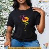 Breast Cancer Awareness Shirt, Sunflower Pink Ribbon Womens Support Apparel