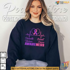 Breast Cancer Warrior Shirt, Domestic Violence Survivor Awareness Tee