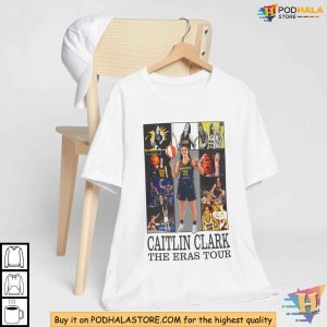 Caitlin Clark Tshirt Celebrate the Basketball Legend with the Eras Tour Shirt 2
