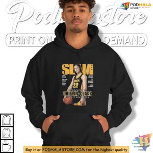 Caitlin Clark Tshirt Iowa Basketball Star Tee SLAM Magazine Style NCAA Shirt 3 1