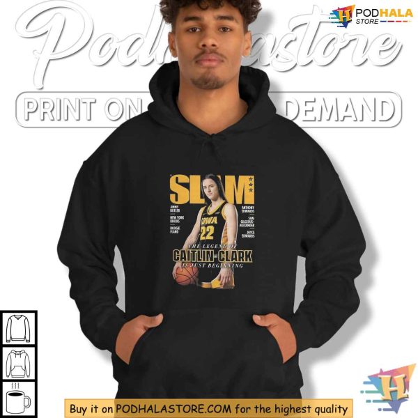 Caitlin Clark Tshirt, Iowa Basketball Star Tee, SLAM Magazine Style NCAA Shirt