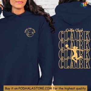 Caitlin Clark Tshirt Logo Shot Hoodie Basketball College Apparel Clark 22 Fans 2 2