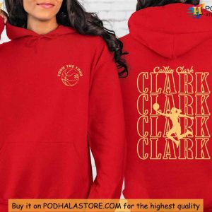 Caitlin Clark Tshirt Logo Shot Hoodie Basketball College Apparel Clark 22 Fans 3 2