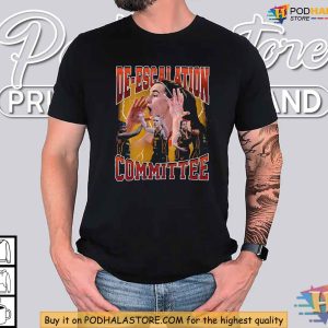 Caitlin Clark Tshirt, Retro Basketball Design, De-Escalation Committee Shirt