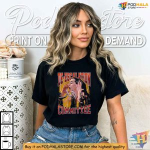 Caitlin Clark Tshirt Retro Basketball Design De Escalation Committee Shirt 2 2