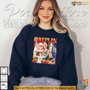 Caitlin Clark Tshirt Retro Basketball Design for Iowa and Indiana Fans 4 2