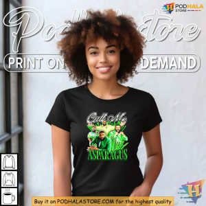 Call Me Asparagus Meme Shirt Funny Graphic Tee for Pop Culture Fans 3