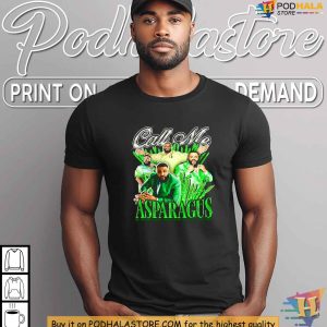 Call Me Asparagus Meme Shirt Funny Graphic Tee for Pop Culture Fans 4