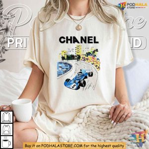 Chanel F1 Shirt Luxury Racing Tee High Fashion Motorsport Apparel 3
