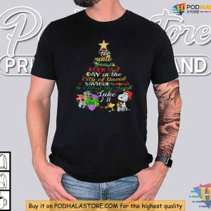Christian Snoopy Christmas Shirt, Celebrate Luke 2-11 With Peanuts Design