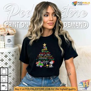 Christian Snoopy Christmas Shirt Celebrate Luke 2 11 With Peanuts Design 3