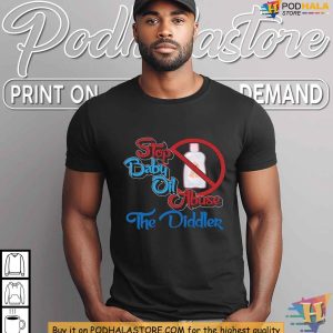 Diddy Shirt, Stop Baby Oil Abuse Parody Design, Funny Celebrity Satire Tee