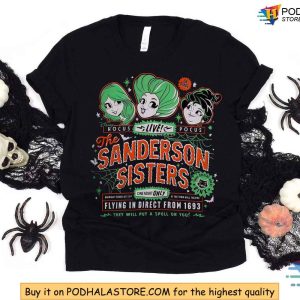 Disney Hocus Pocus Shirt, Winifred Sarah Mary Sanderson Sisters Tee