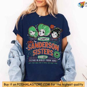 Disney Hocus Pocus Shirt Winifred Sarah Mary Sanderson Sisters Tee 2