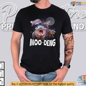 Famous Moo Deng Pygmy Hippo Shirt Funny Animal Lover Apparel 3