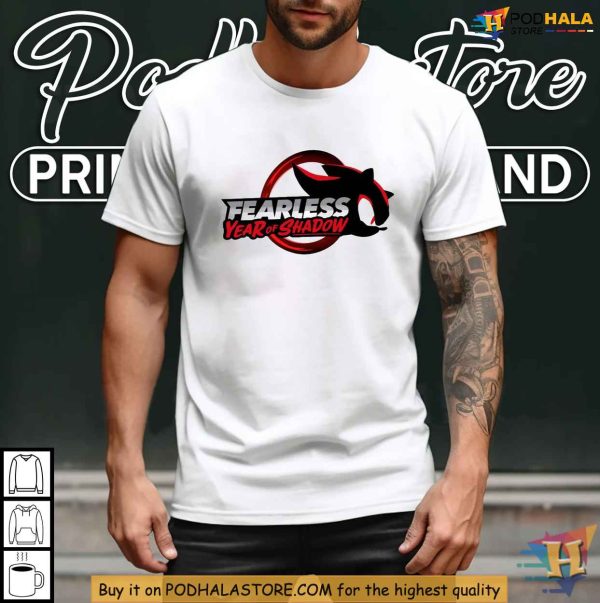 Fearless Shado Logo Shirt, Embrace Courage with Year of Shadow Graphic Tee