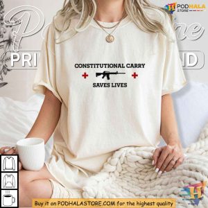 Freedomkat1974 Pro Gun Shirt Second Amendment Constitutional Carry Tee 3