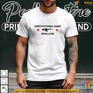 Freedomkat1974 Pro Gun Shirt Second Amendment Constitutional Carry Tee 4