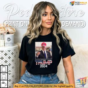 Funny Biden Wearing Trump Hat Shirt, 2024 Election Humor Apparel