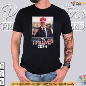 Funny Biden Wearing Trump Hat Shirt 2024 Election Humor Apparel 3