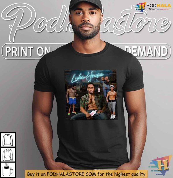 Funny Diddy Shirt, Jail Satire with Lube House Design for Celebrity Humor
