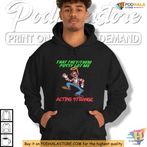 Funny They Them Pussy Shirt Edgy LGBTQ Expression Clothing Humor Tee 4