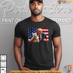Funny Trump Cat Lover Shirt Political Satire Make Cats Safe Again Design 2