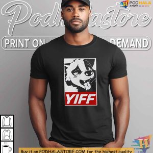 Furry Yiff Shirt Stylish Fandom Clothing with Cartoon Character 4