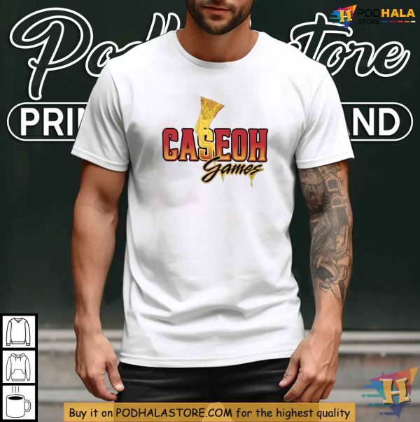 Get Your Caseoh Merch, Funny Gaming and Cheese Shirt for Gamers