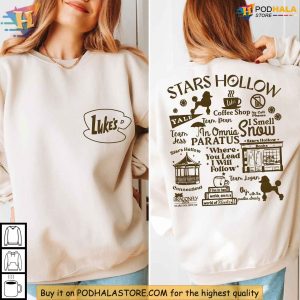 Gilmore Girls Sweatshirt, Cozy Stars Hollow Hoodie, TV Show Fan Apparel