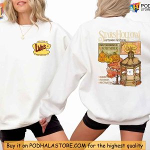 Gilmore Girls Sweatshirt, Stars Hollow Autumn Festival Retro Luke's Diner