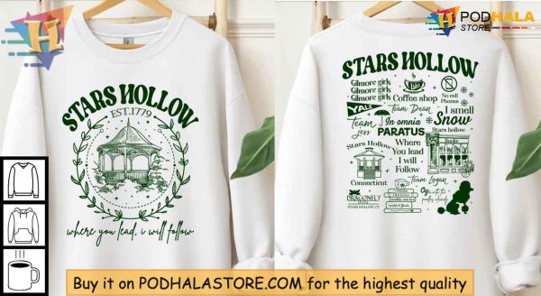 Gilmore Girls Sweatshirt, Stars Hollow Hoodie, Luke’s Diner Shirt, Cozy TV Apparel