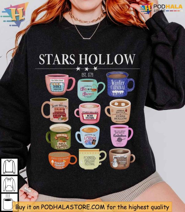 Gilmore Girls Sweatshirt, Stars Hollow Mugs Design, Coffee Lover Gift