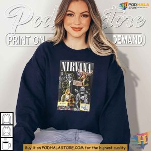 Grunge Rock Nirvana Hoodie Iconic In Utero Album Design for 90s Music Fans 4