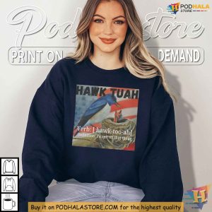 Hawk Tuah Girl 4th of July Outfit Funny Patriotic Shirt for Women 2