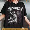 He Is Rizzin' Jesus Dunk Shirt, Funny Easter Humor Tee, Christian Apparel