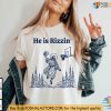 He Is Rizzin Shirt, Retro Christian Humor, Jesus Playing Basketball Tee