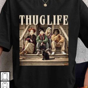 Hocus Pocus Halloween Shirt, Funny Sanderson Sisters Thug Life Tee, Halloween Apparel