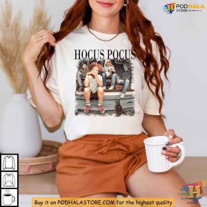 Hocus Pocus Shirt, Vintage Witch Design, Sanderson Sisters Retro Halloween