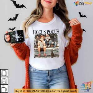 Hocus Pocus Shirt Vintage Witch Design Sanderson Sisters Retro Halloween 2