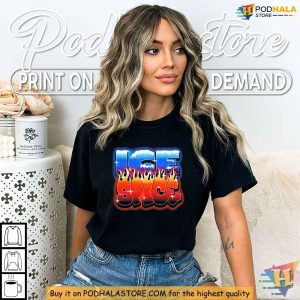 Ice Spice Munch Logo Shirt Iconic Music Artist Apparel for Streetwear Fans 3