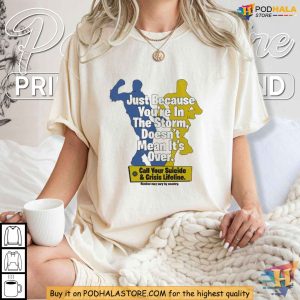 Its Over Shirt Mental Health Awareness Tee Positive Message Clothing 3