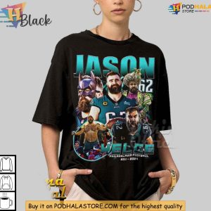 Jason Kelce Shirt, 90s Vintage Bootleg Design, Philadelphia Football Fan Tee