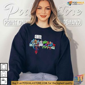 Jesus and Superheroes Shirt Funny Comic Style Apparel for Faithful Fans 4