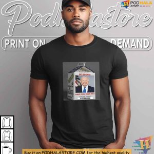 Joe Biden Milk Carton Meme Shirt Funny Political Satire Tee 3
