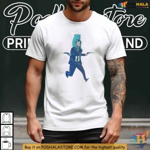 John Wik Running With His Dog Illustration Fan Art Vertical Shirt 1